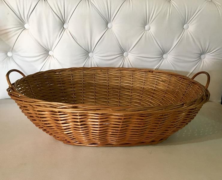 Cesto Oval Grande de Vime Cesto Oval Grande de Vime