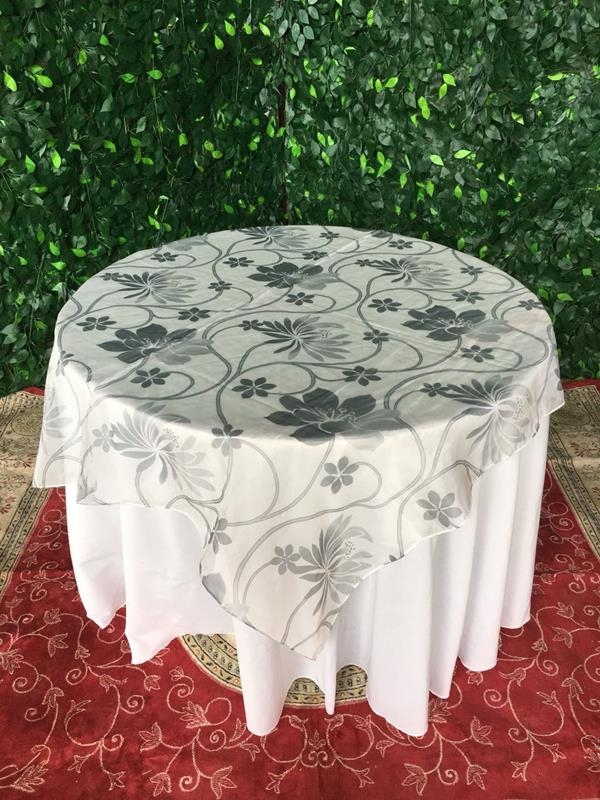 Cobre Mancha Voal com Flores Verde Musgo Cobre Mancha Voal com Flores Verde Musgo