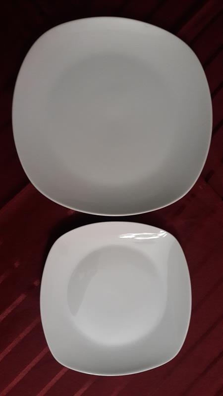 Prato de Porcelana para Refeição e Sobremesa Ovalado Prato de Porcelana para Refeição e Sobremesa Ovalado