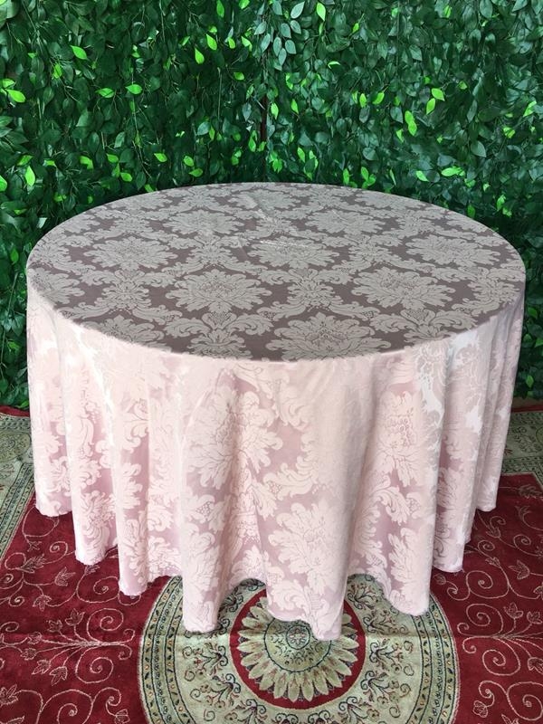 Toalha Longa Jacquard Rosé para 8 Lugares Toalha Longa Jacquard Rosé para 8 Lugares