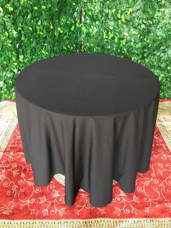Toalha Longa Oxford Preta para 6 Lugares Toalha Longa Oxford Preta para 6 Lugares