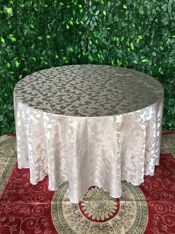 Toalha Longa Prata com Marrom para 8 Lugares Toalha Longa Prata com Marrom para 8 Lugares
