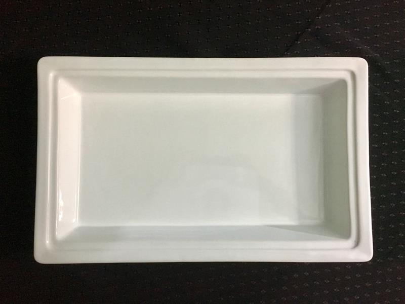 Travessa de Porcelana Retangular Funda Travessa de Porcelana Retangular Funda