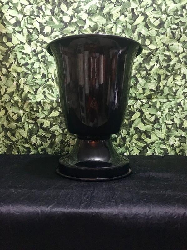 Vaso de Alumínio Preto Vaso de Alumínio Preto